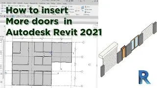 How to insert doors in Autodesk Revit 2021
