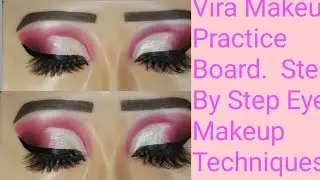 Test Make Up Board / How to Apply Eye shadow Step by Step beginner Friendly Look