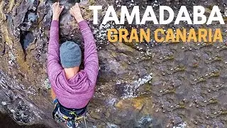 Rock Climbing Jumanji in Gran Canaria, Spain