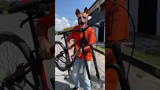 Encontré una Bicicleta dañada 😳😅 #comedia #humor