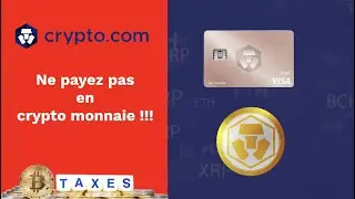 Ne payez pas en crypto monnaie avec votre carte crypto.com !!!