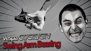 Rear Wheel Swing Arm Bearing Replacement - Vespa GT/GTS/GTV