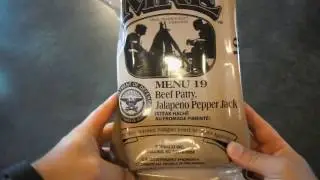 MRE Review - Menu No. 19 - Beef Patty, Jalapeno Pepper Jack