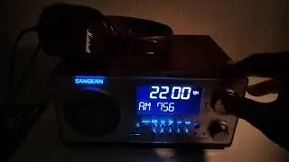 Remarkable AM-Reception in Berlin on a rainy evening with Sangean WR-22