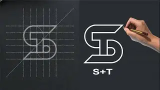 New Trending logo design | ST logo | adobe illustrator  