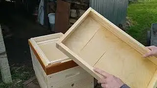My six-frame hive is assembled!!! Made with my own hands!!!