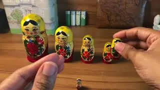Russian Nesting Dolls -Thrift  Store Find! Please 👍 Like & Subscribe #nestingdolls #goodwill