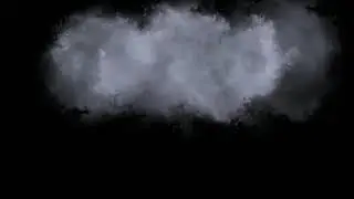 Moving clouds black screen