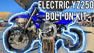 Electric YZ250 Bolt On Kit is INSANE! EMX Track Testing!