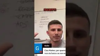 Stasera alle 23:59 chiude l'opportunità.