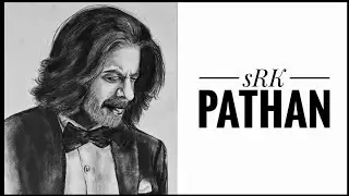 SRK potrait 🔥| Pathaan.