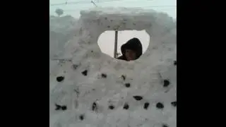 Прикол зимой.