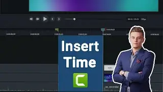How To Use Insert Time In Camtasia - Camtasia Tutorial - 6