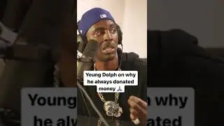 Young Dolph on why he always donated money 💰?