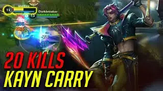 WILD RIFT KAYN 20 KILLS IN THE END SEASON