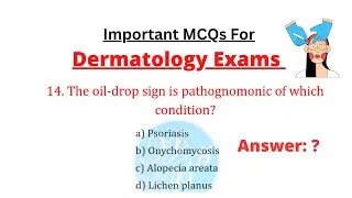 Top 20 Dermatology MCQs with Answers | Quick Revision for Exams