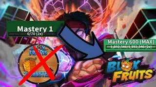 How to farm mastery AFK(blox fruits)