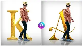 Name letter photo editing/picsart first name letter photo editing