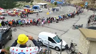 Ventoux 2021 TdF passage Wout Van Aert seconde ascension