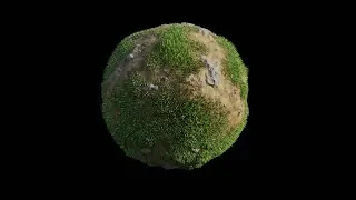 Procedural Nodes (part 33) - Procedural Grass with Rocks in Blender