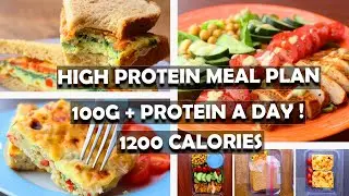 Healthy & High protein Meal Prep  100G + protein per day! + SUPER EASY