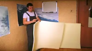 7 Cutting foam rubber. How to make a Eurobook sofa with your own hands.