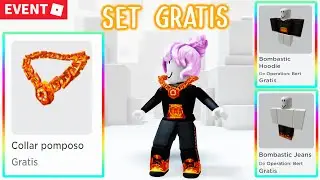 COMO CONSEGUIR *GRATIS* COLLAR Y ROPA BOMBASTIC en ROBLOX [EVENTO ABANDONADO]