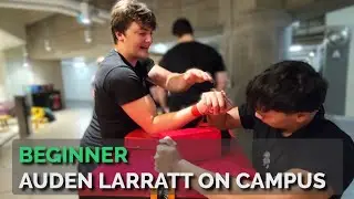 Auden Larratt Teaches Armwrestling at Carleton University @audenlarratt