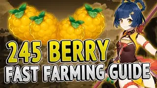 Berry 245 Locations FAST FARMING ROUTE | Genshin Impact 2.4
