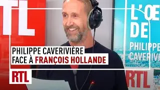 Philippe Caverivière facing François Hollande