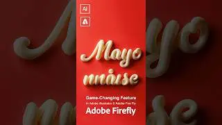 Tex with Mayonnaise Texture in Adobe