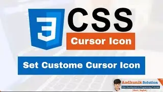 How to Change Cursor Custome Icon | Css tricks | Cursor Icon change  | Custome Cursor Using Css |