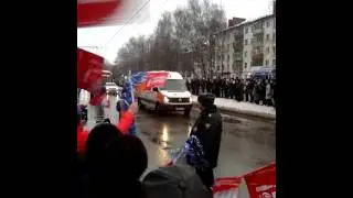 Олимпийский огонь Пр 50лет Октября