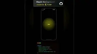 An interesting ripple loader made in Flutter