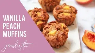 Vanilla Peach Muffins - Gluten Free