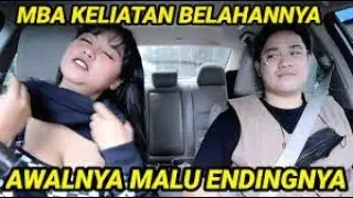 PRANK TAXI ONLINE I DRIVER CANTIK DAN SEKSI GOMBALIN PENUMPANG DI TAWARIN SUSU #pranktaxionline