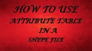 Basic tips for Attribute table in ArcMap - English