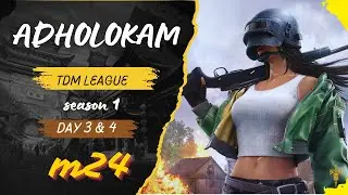 TDM League 2024 season 1 DAY 1 AND DAY 2  [M416] | Bgmi | Free Entry | Clan Adholokam : Olam Up