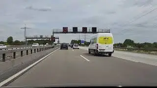 a drive from steinbach  to Frankfurt over highway A3 #frankfurt #drive #lahore #autobahn #highway