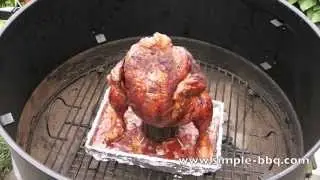 How to cook beer can chicken on a  Weber kettle barbecue