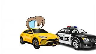 Michael crashes into a police car