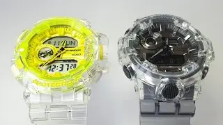Прозрачные G-SHOCK Clear Skeleton. Обзор\Review
