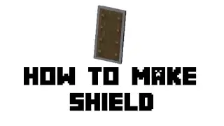 Minecraft: How to Make Shield #shorts #minecraft #minecraftshorts