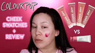 ColourPop Cheek Dew VS Glossier Cloud Paint + How to Apply Liquid Blush 3 Ways