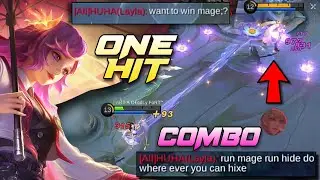 ONE HIT COMBO KAGURA 🌂MADE LAYLA CRY 😂 SOLO RANK WITH BEST KAGURA SKINS  | WOLF XOTIC | MLBB