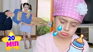 Julinha learns to be a good sister to Baby Sister | Mimi Julinha