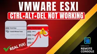 Troubleshooting CTRL+ALT+DEL Issue in VMware ESXi | Step-by-Step Guide  