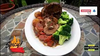 Cast iron roasted boneless lamb marinated with rosemary, lemon juice, lemon zest, grainy mustard.