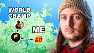 Blinky Challenged me to a 1v1 on Geoguessr