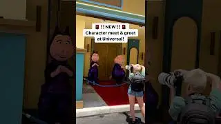 🚨‼️NEW character meet and greet at Universal Studios! 